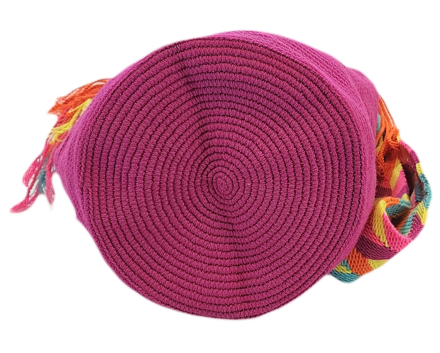 Vienna Large Wayuu Bag with Sacred Heart and Nazar Applique bottom