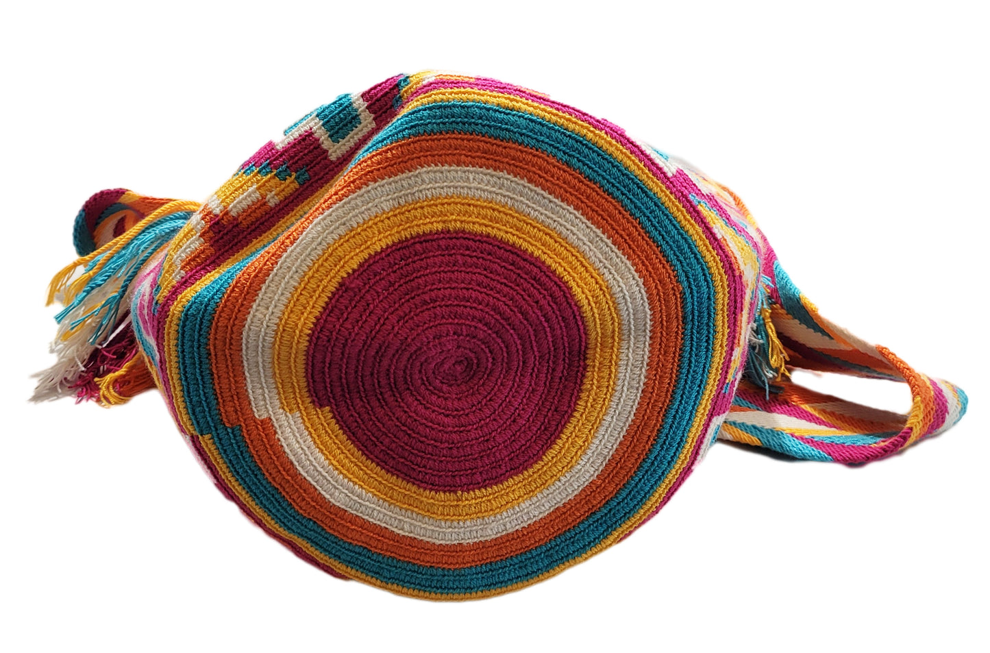 Genesis Large Handmade Crochet Wayuu Mochila Bag - Wuitusu