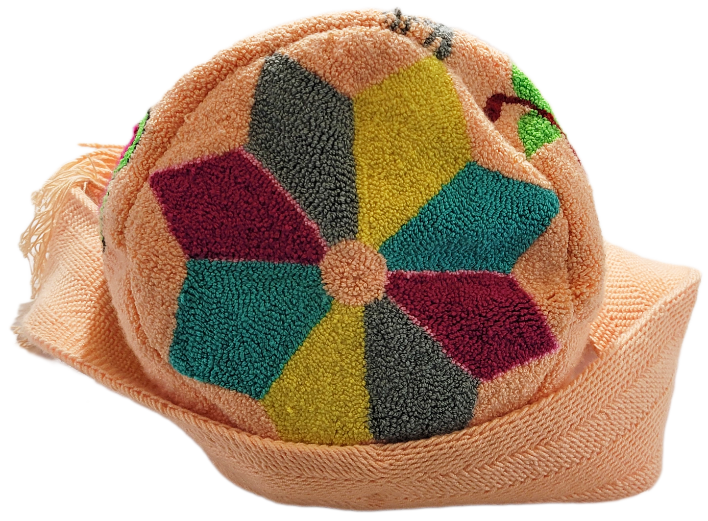 Ruby Large Handmade Punch-needle Wayuu Mochila Bag - Wuitusu