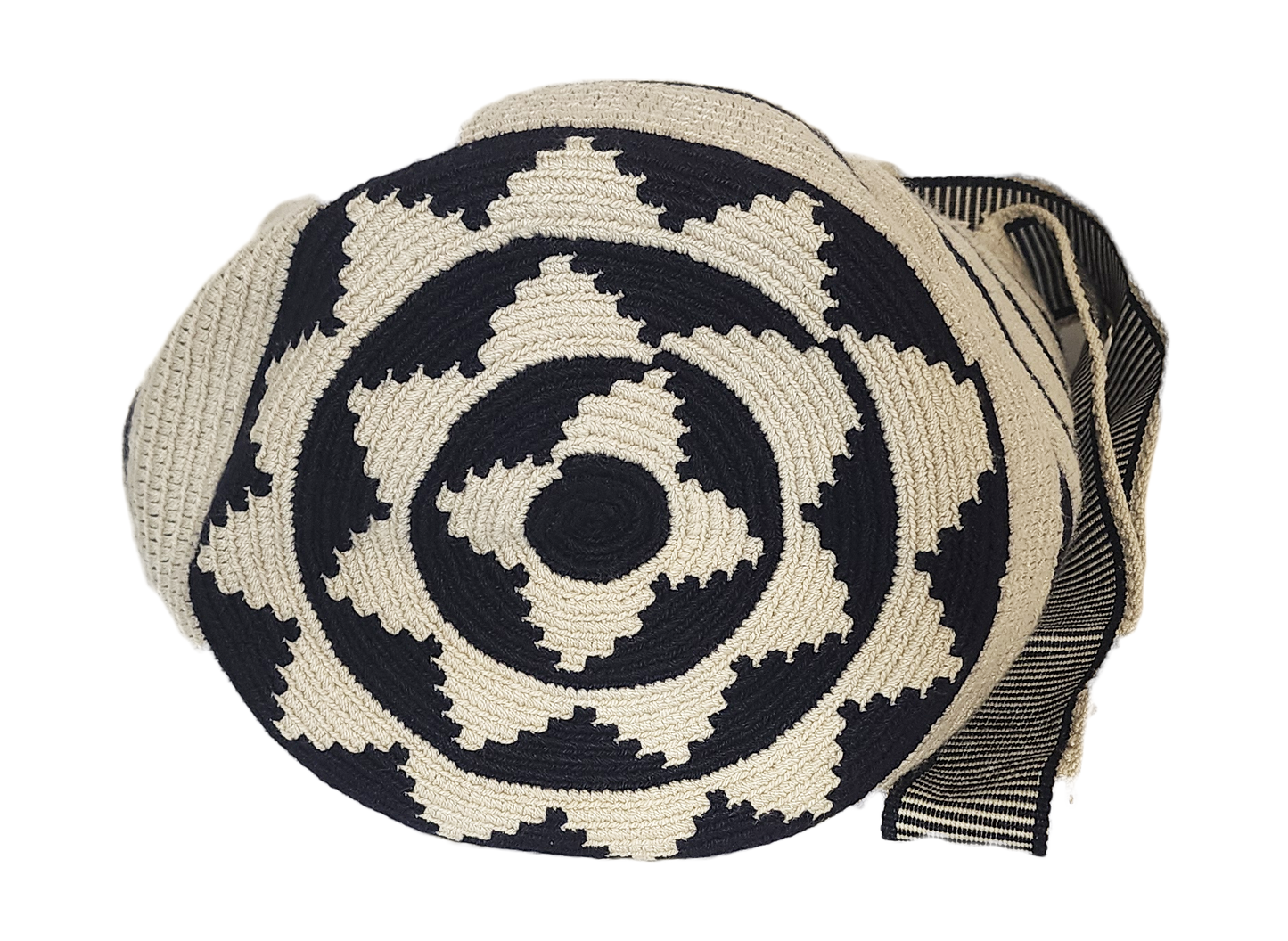 Ensley Large Handmade Crochet Wayuu Mochila Bag - Wuitusu