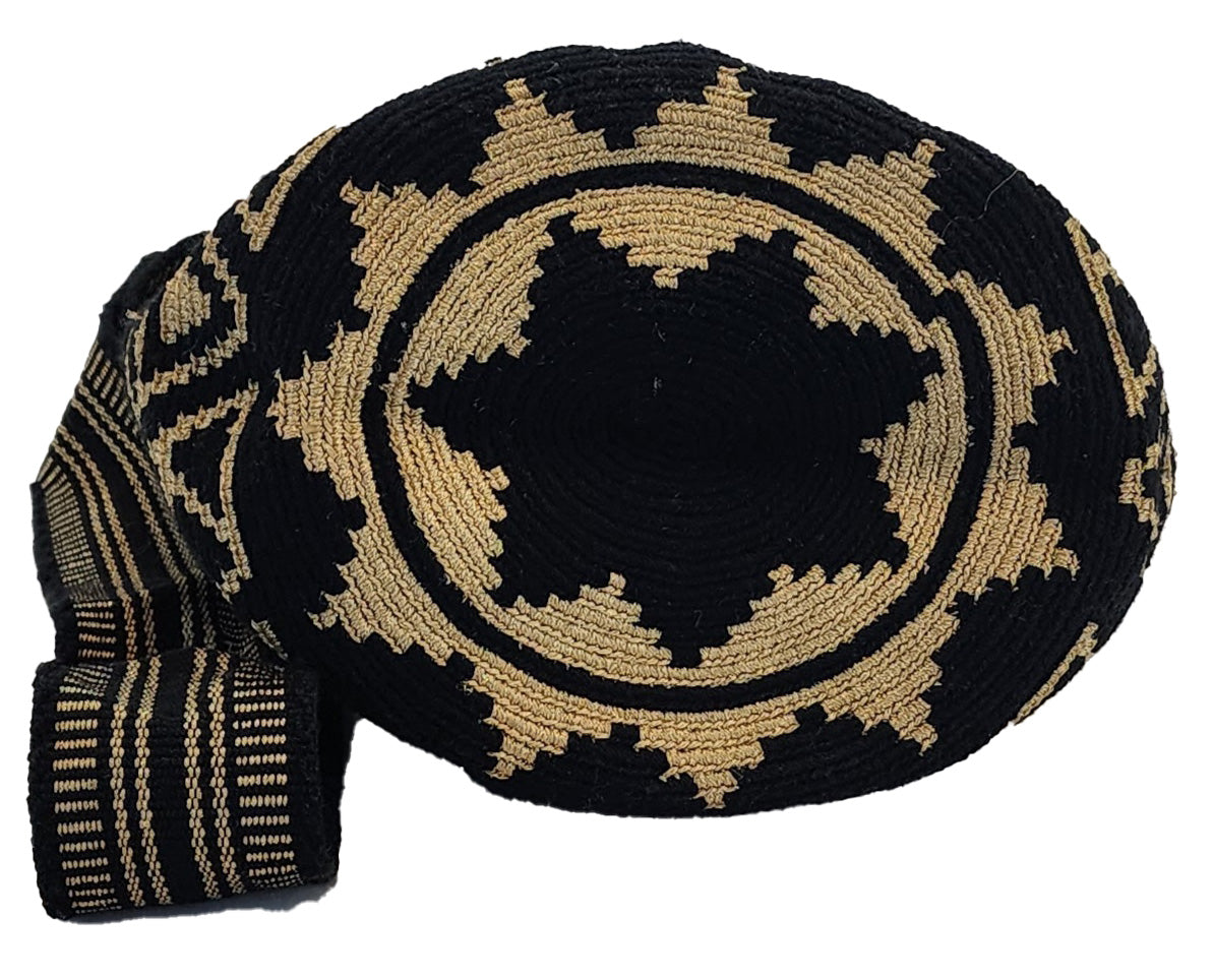 Ezra medium Handmade Wayuu Mochila bag - Wuitusu-bottom