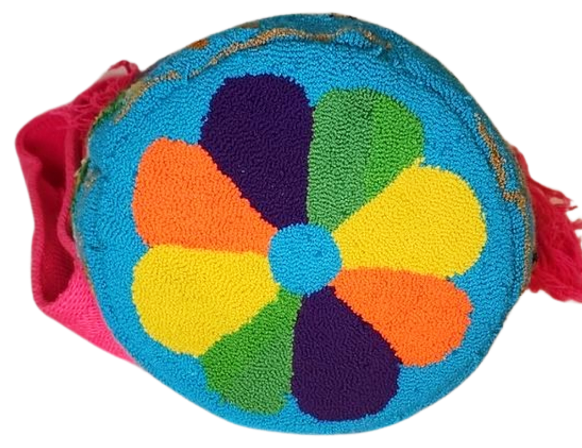 Hadley Large Handmade Punch-needle Wayuu Mochila Bag - Wuitusu