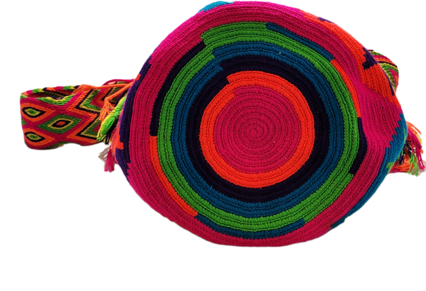 Aaliyah Large Handmade Crochet Wayuu Mochila Bag - Wuitusu