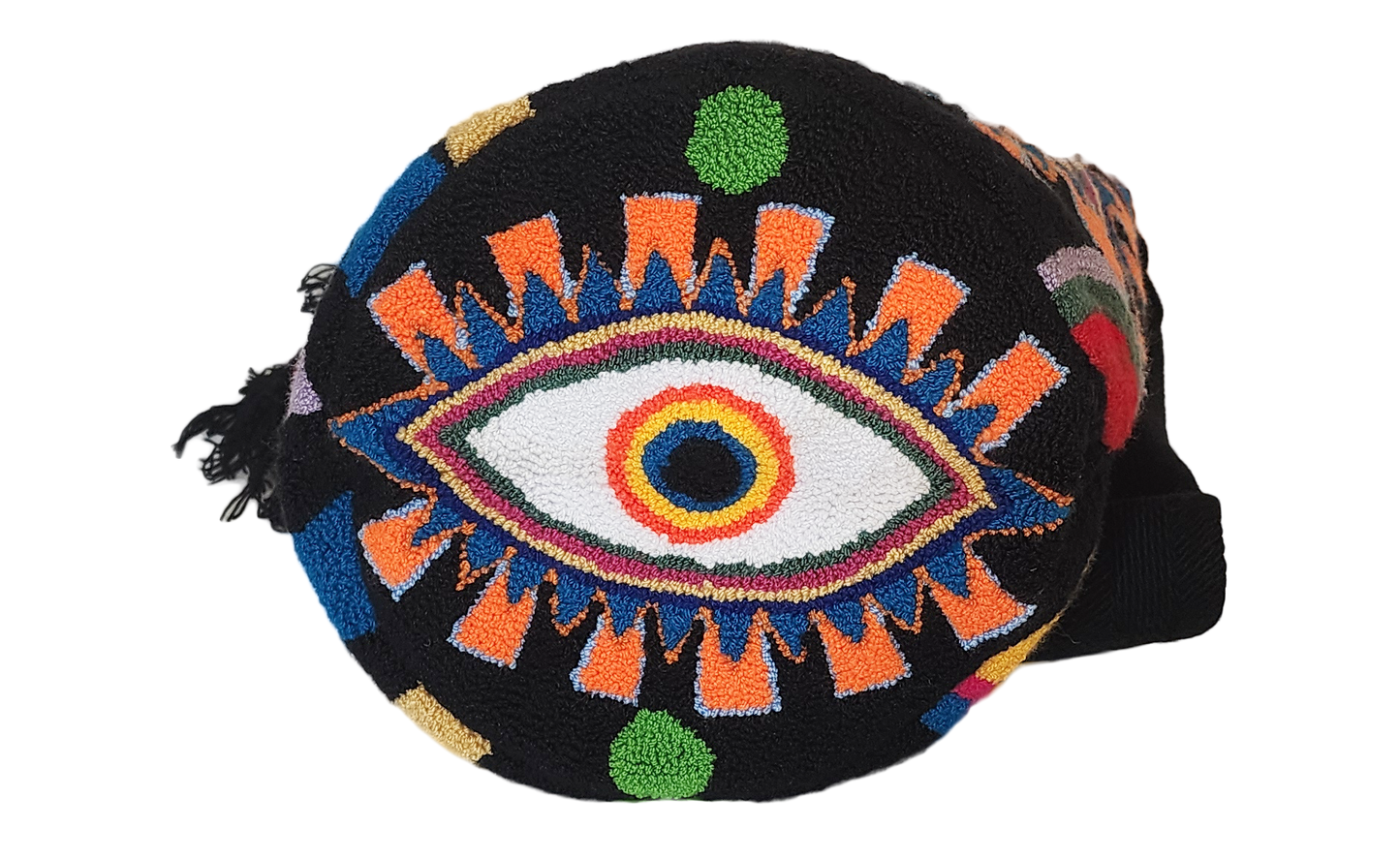 Lylah Large Handmade Punch Needle Wayuu Mochila Bag - Wuitusu