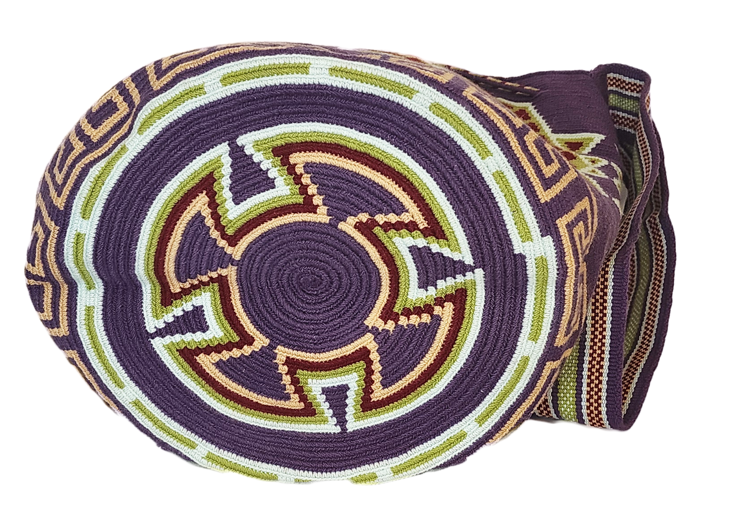 Aleah Large One-Thread Handmade Wayuu Mochila Bag - Wuitusu