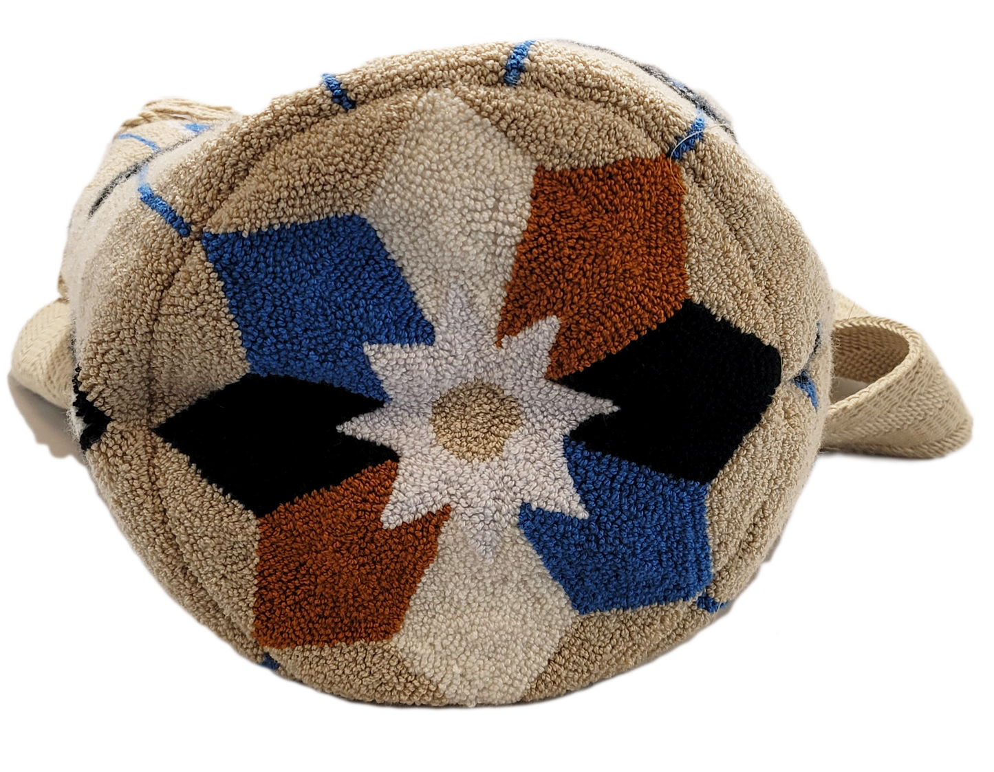 Kennedy Large Handmade Punch-needle Wayuu Mochila Bag - Wuitusu