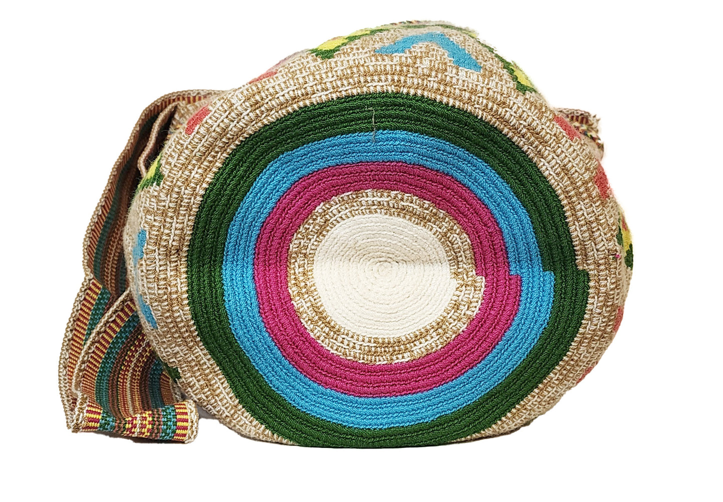 Kiana Handmade Wayuu Mochila bag - Wuitusu-bottom