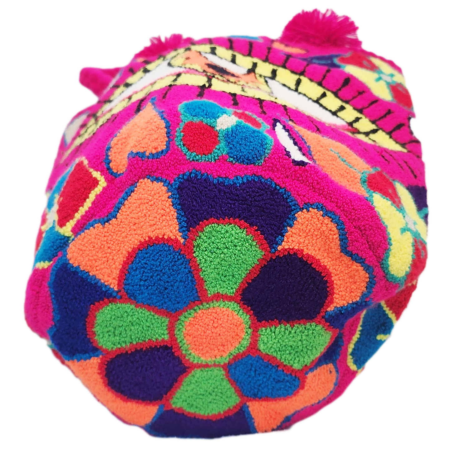 Sydney Large Short Handle Design PomPom Mochila - a perfect gift for her