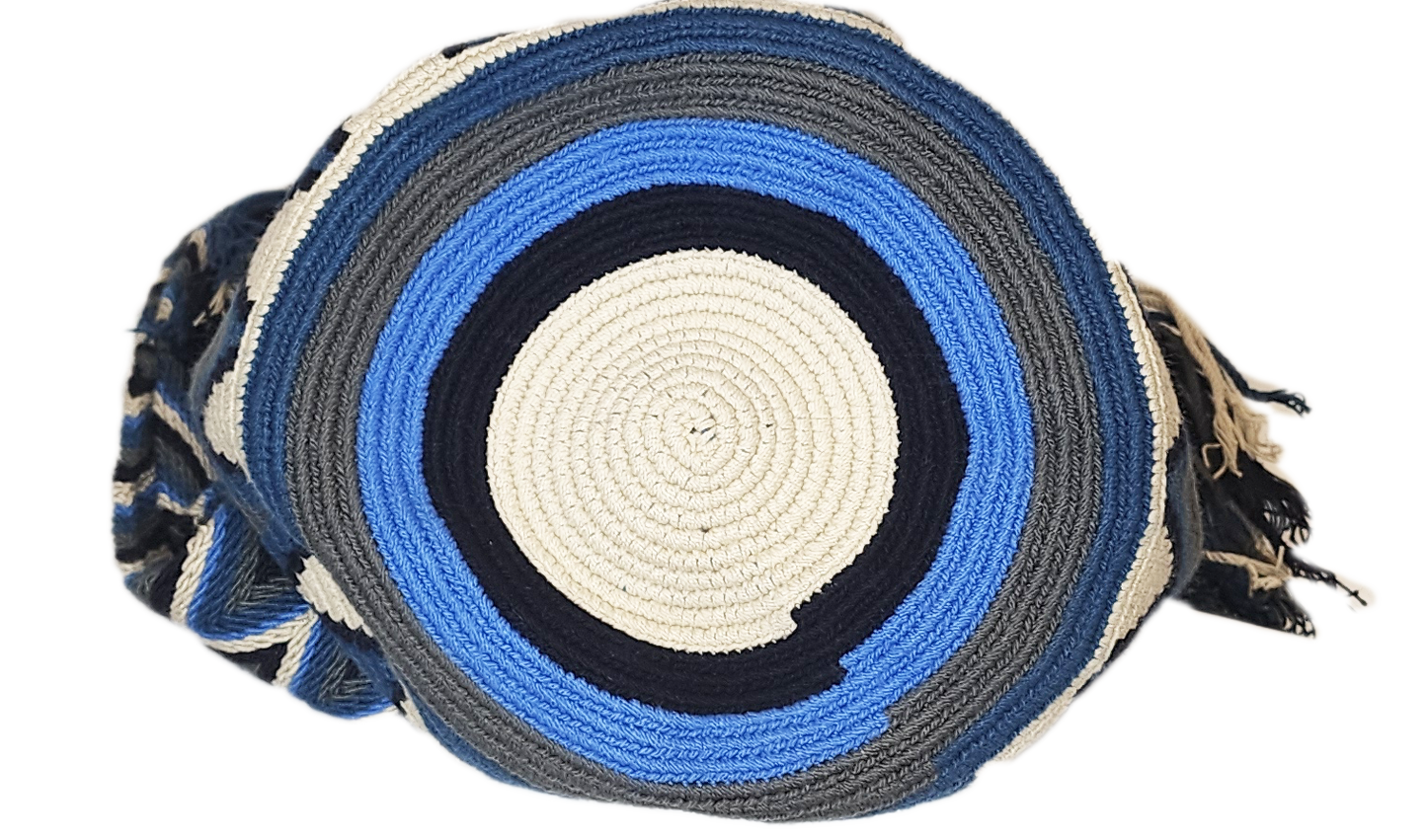 Athena Large Handmade Crochet Wayuu Mochila Bag - Wuitusu