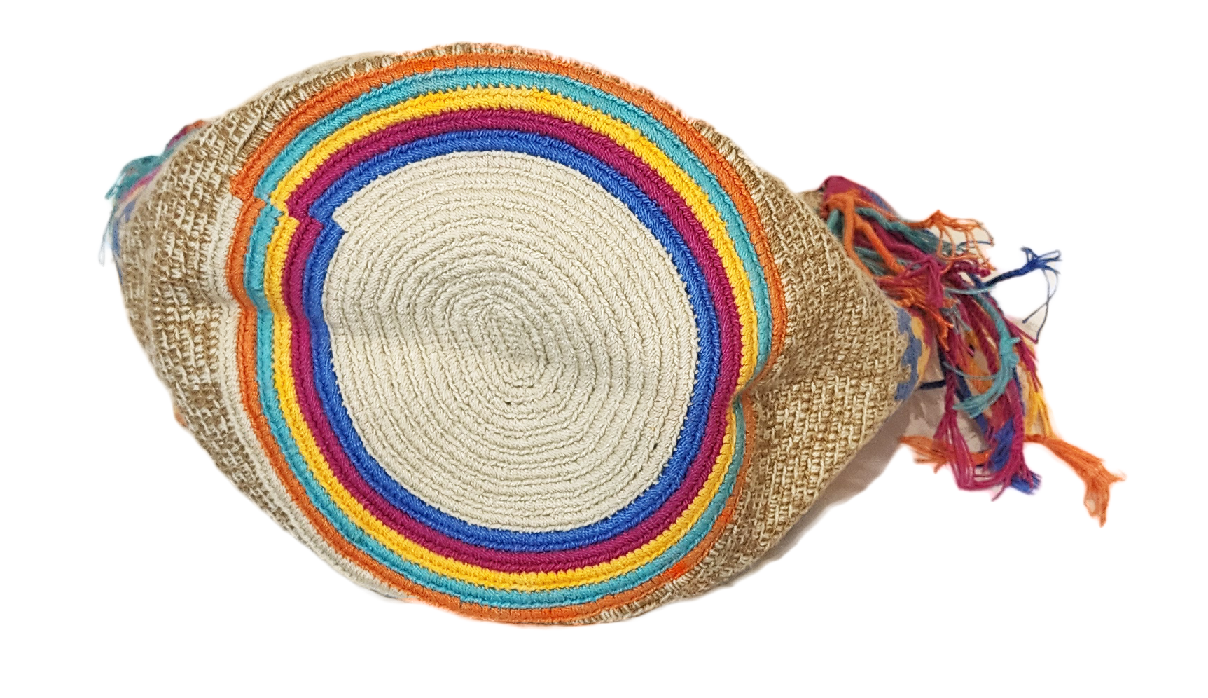 Harleigh Large Handmade Crochet Wayuu Mochila Bag - Wuitusu