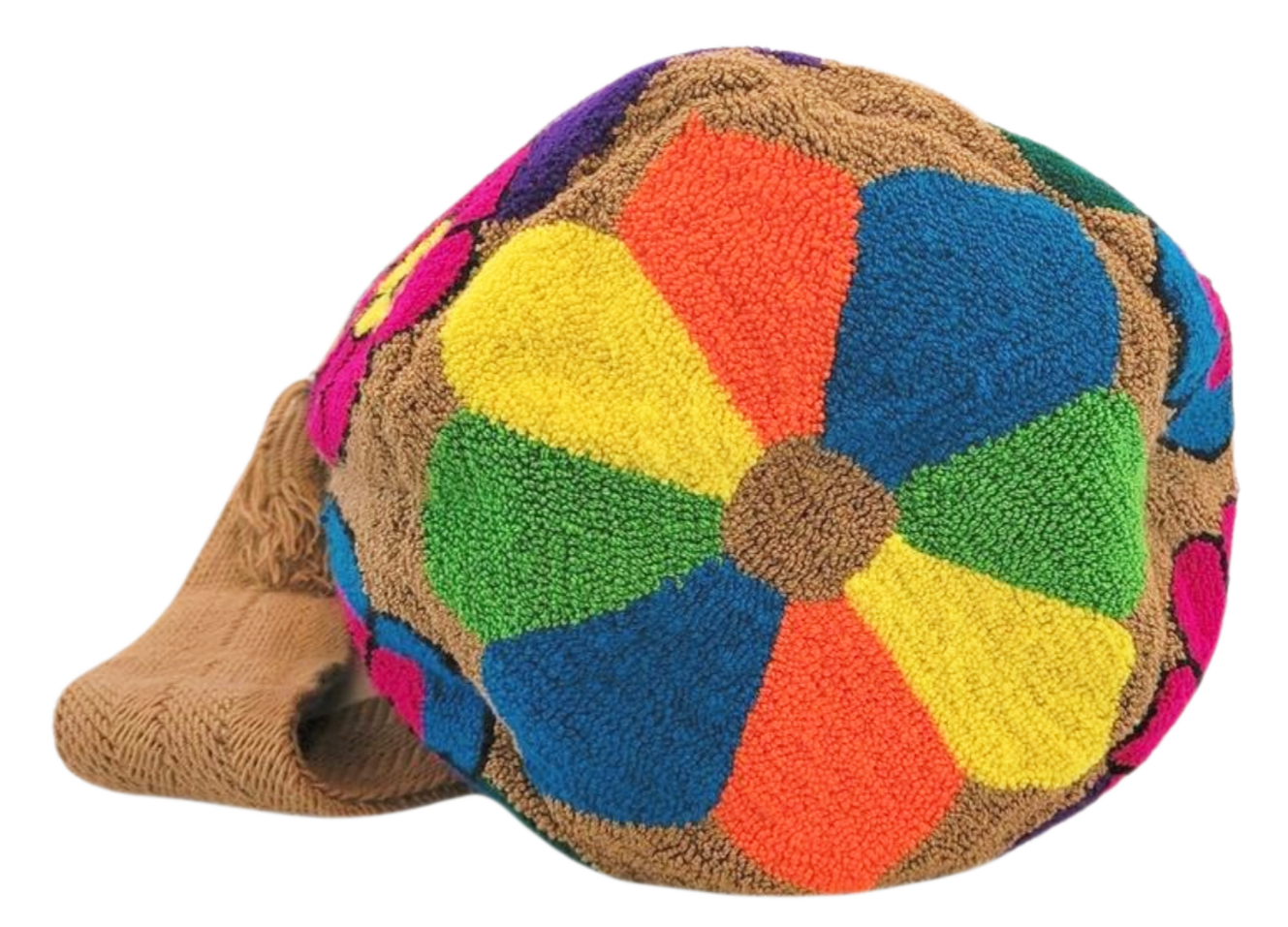Lucia Large Handmade Punch-needle Wayuu Mochila Bag - Wuitusu