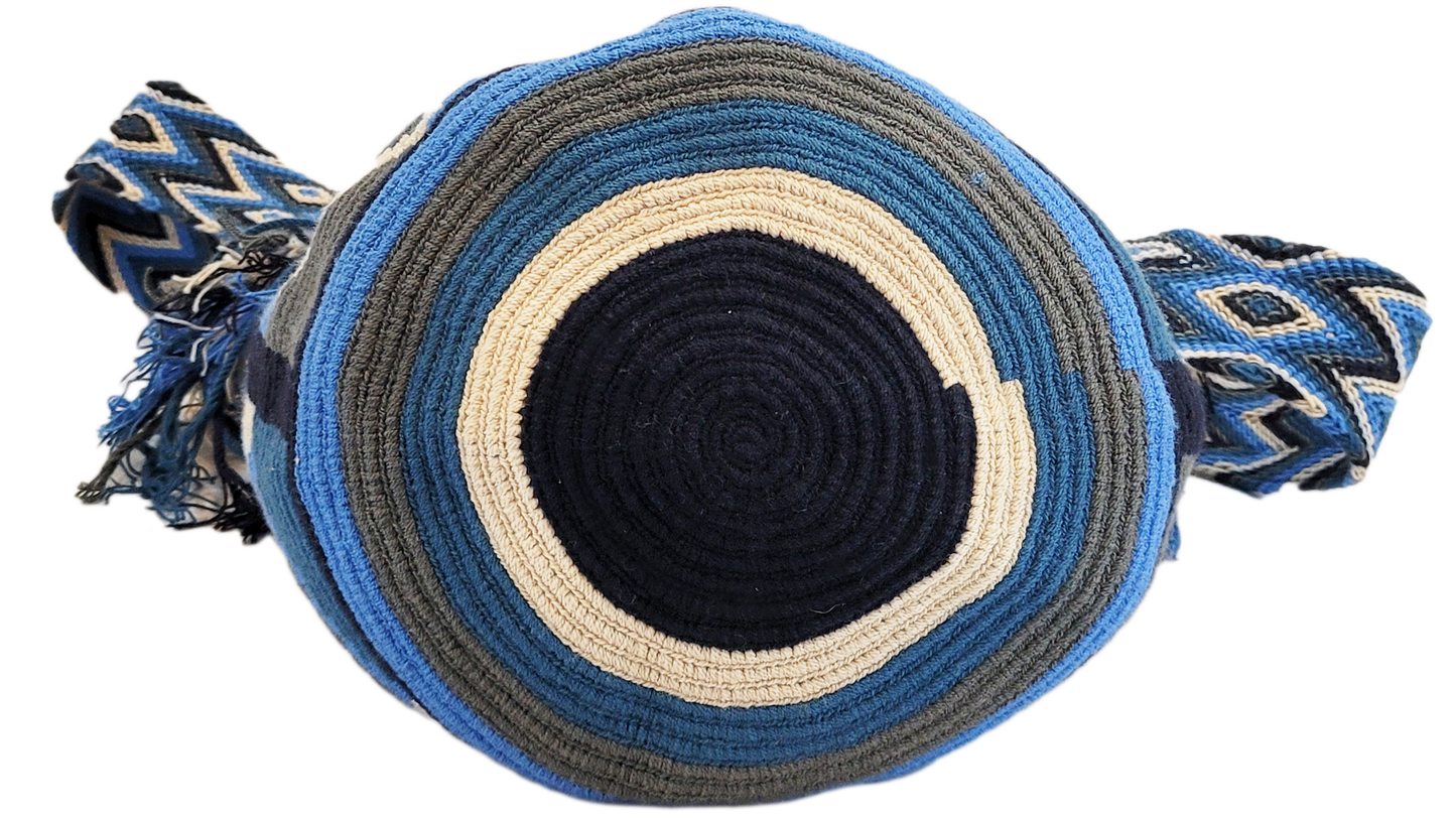 Jade Large Handmade Crochet Wayuu Mochila Bag - Wuitusu