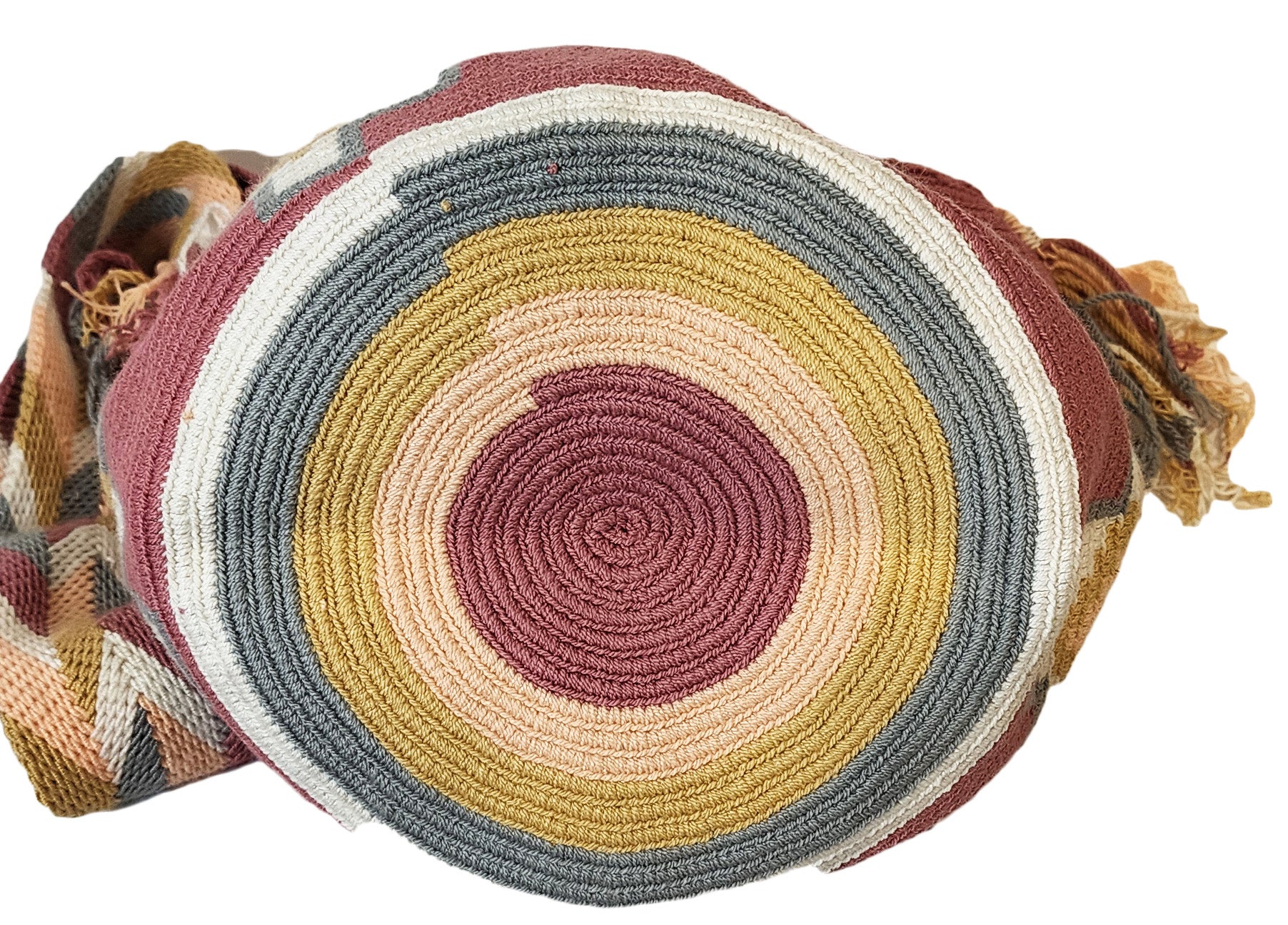 Kathryn Large Handmade Crochet Wayuu Mochila Bag - Wuitusu