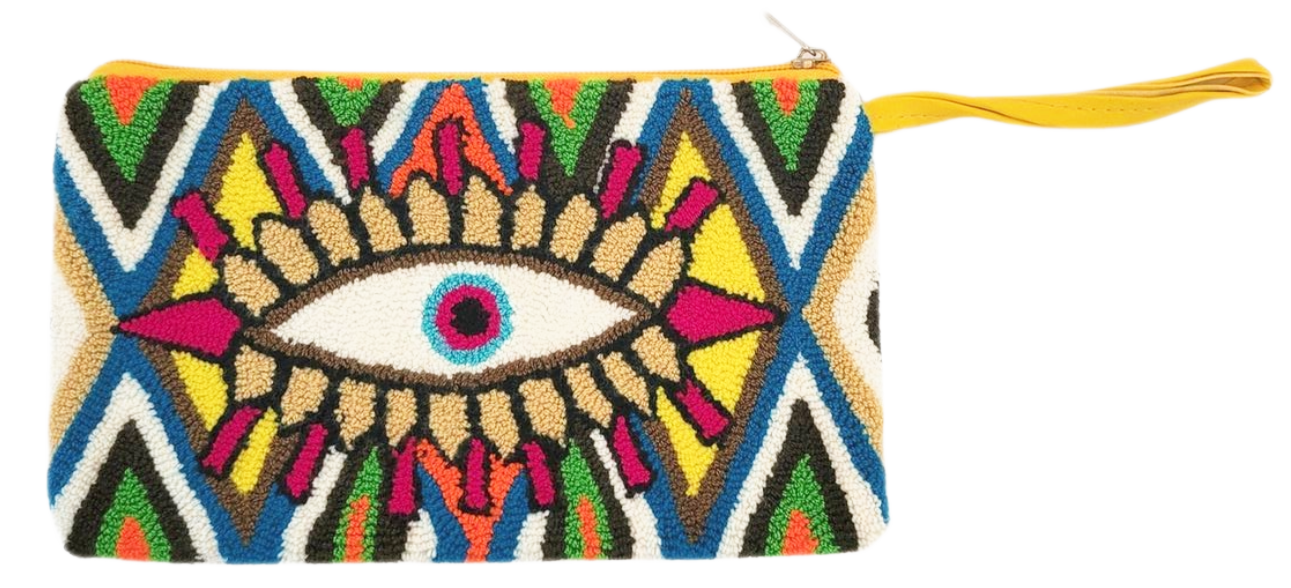 Aubree Handmade Wayuu Punch-needle Clutch - Wuitusu