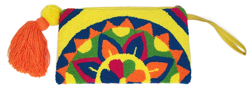 1 Alexandra Handmade Wayuu Punch-needle Clutch - Wuitusu