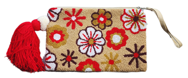 Emerie Handmade Wayuu Punch-needle Clutch - Wuitusu