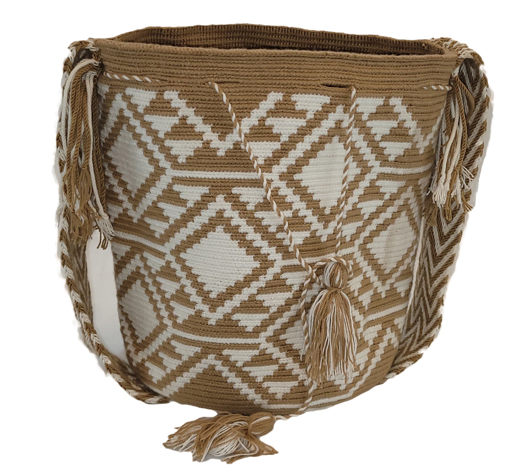 Christina Large Handmade Crochet Wayuu Mochila Bag - Wuitusu