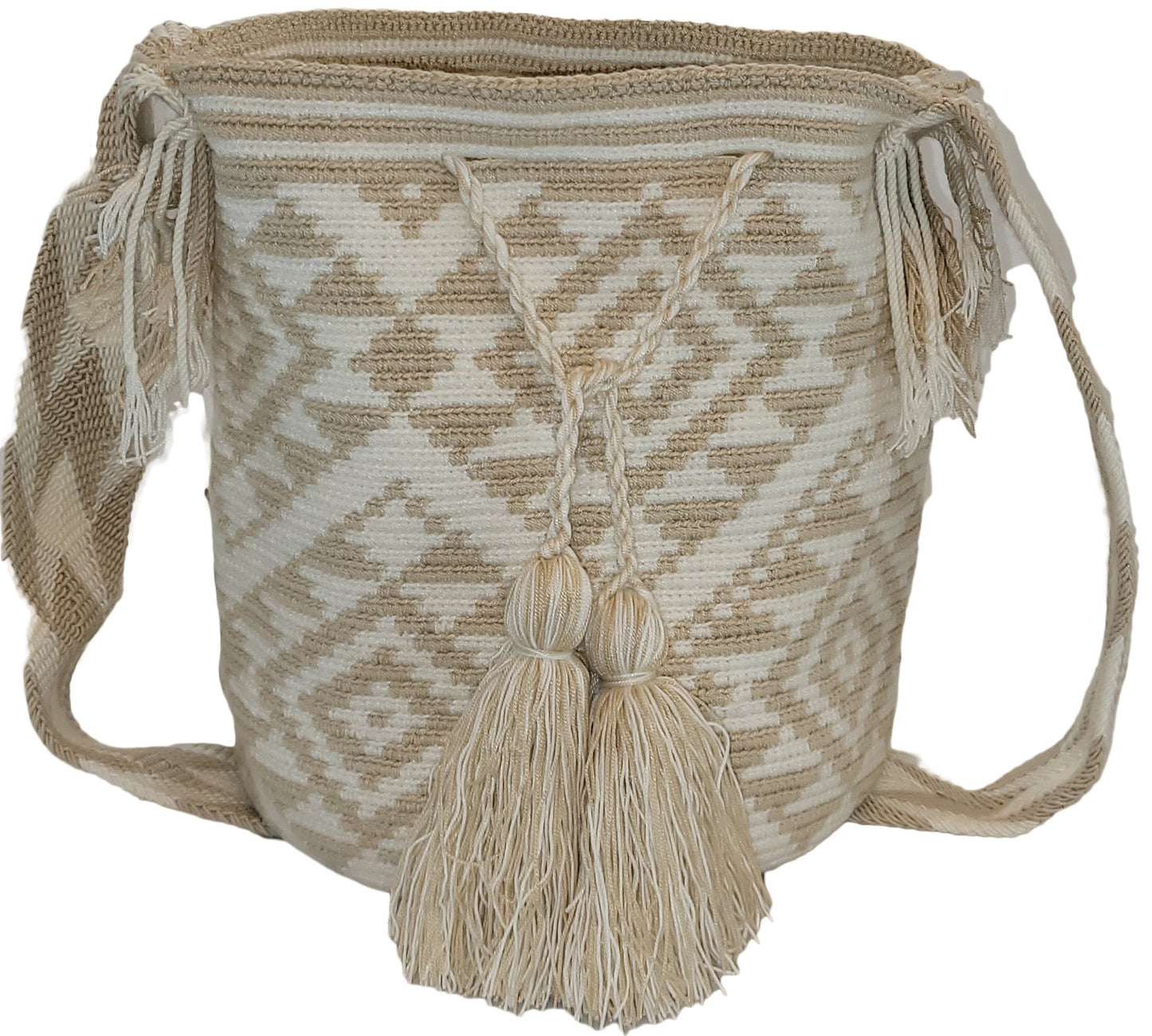 Ellis Large Handmade Crochet Wayuu Mochila Bag - Wuitusu