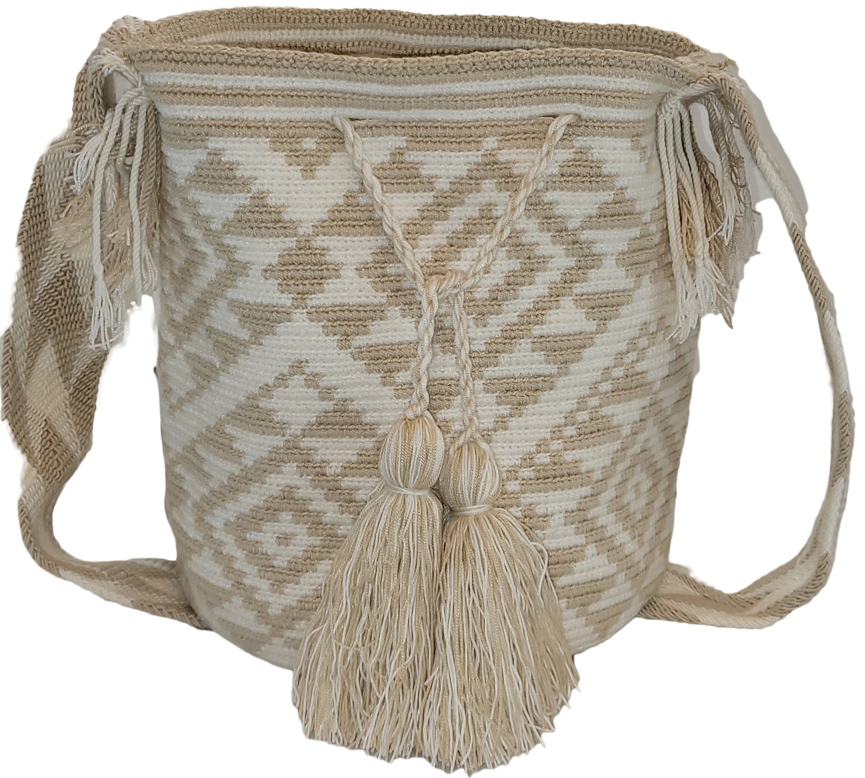 Ellis Large Handmade Crochet Wayuu Mochila Bag - Wuitusu