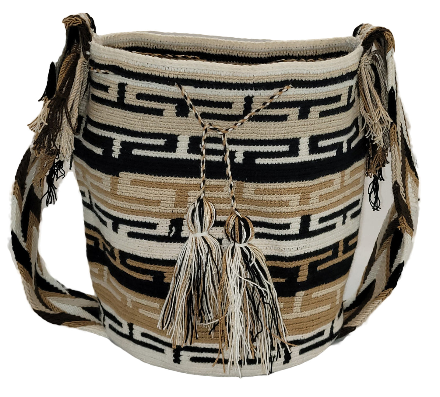Macy Large Handmade Crochet Wayuu Mochila Bag - Wuitusu