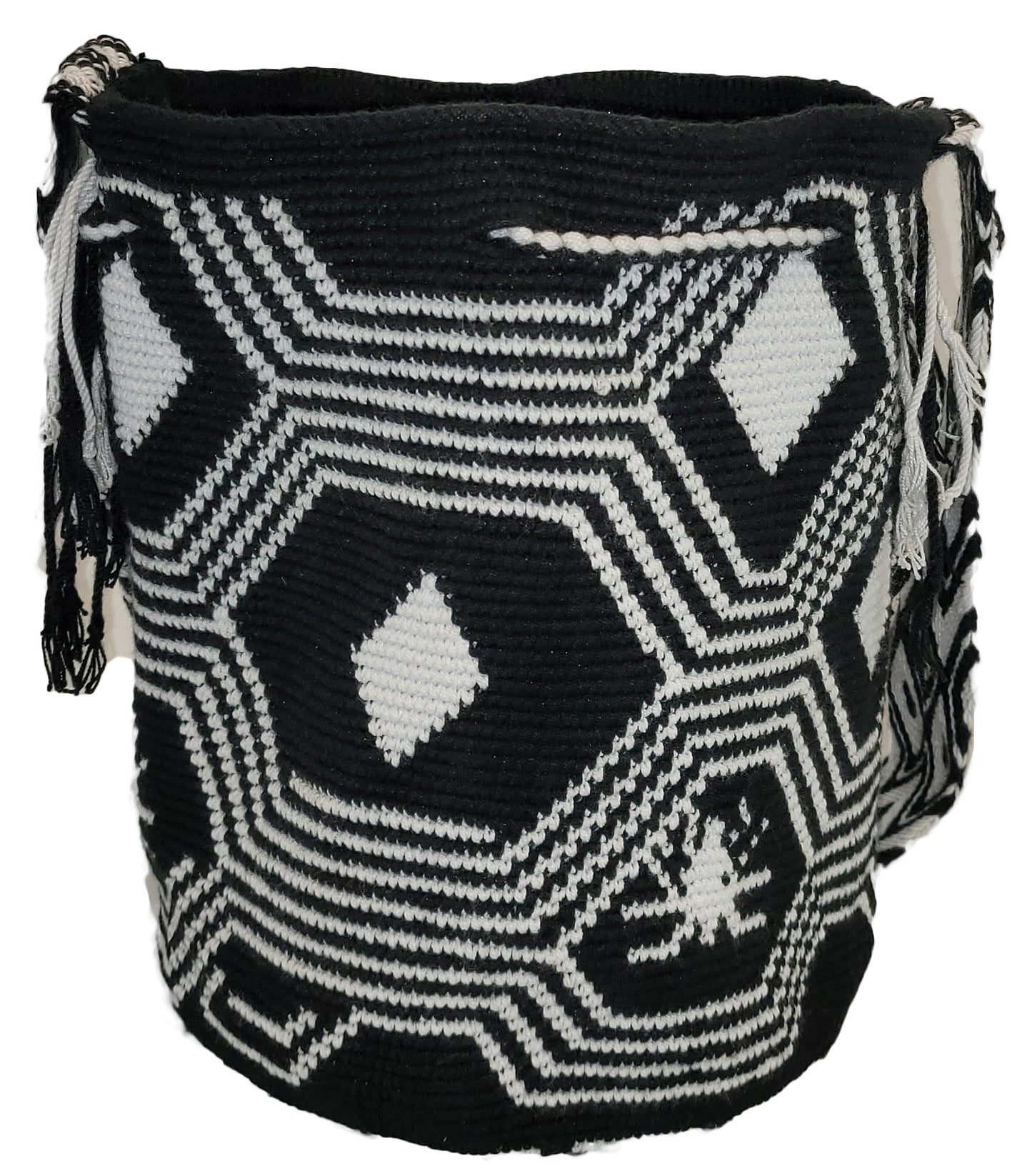 Elora Large Handmade Crochet Wayuu Mochila Bag - Wuitusu