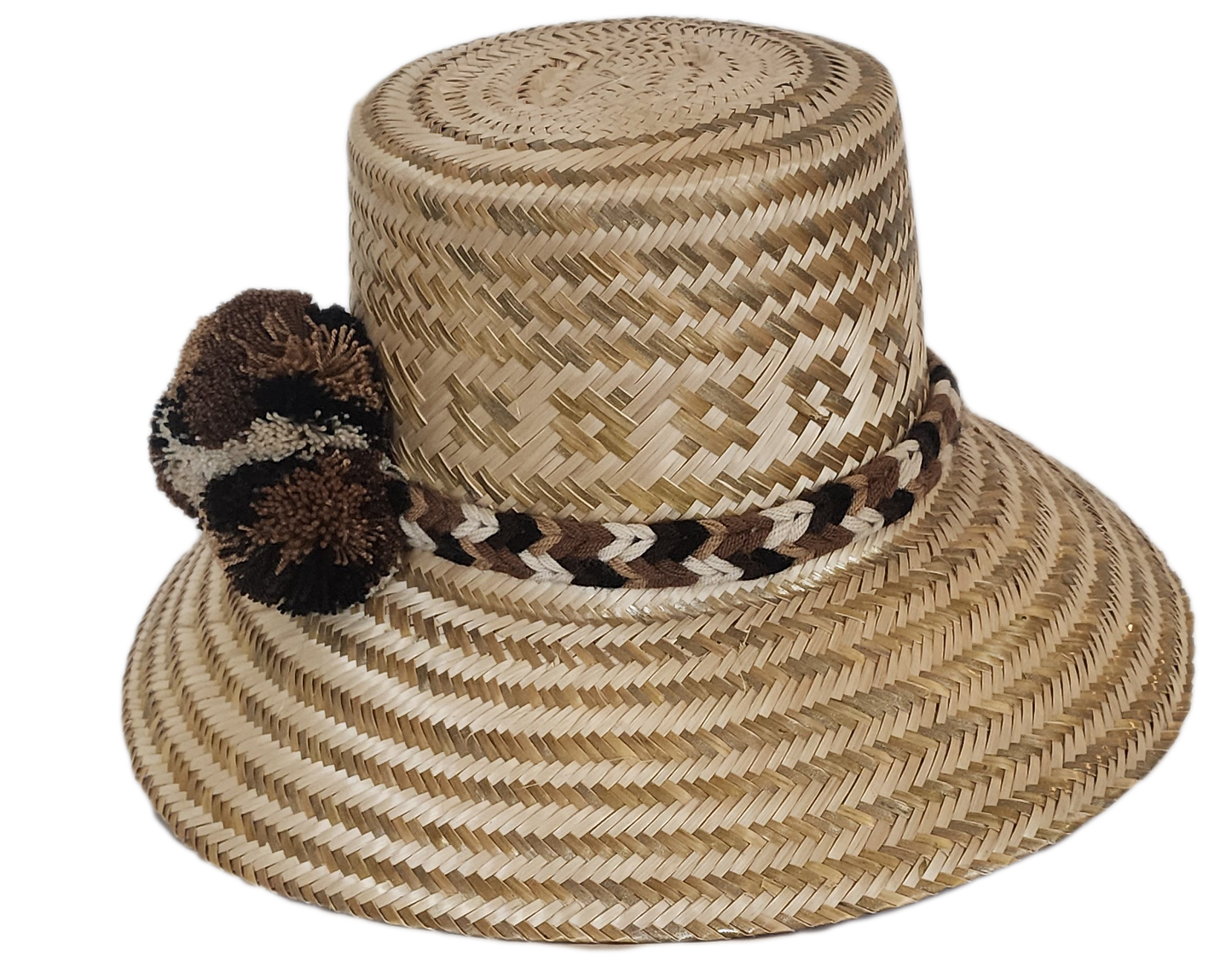 Handcrafted summer straw hat, perfect as a wide brim straw hat and loved for its straw hat flair.