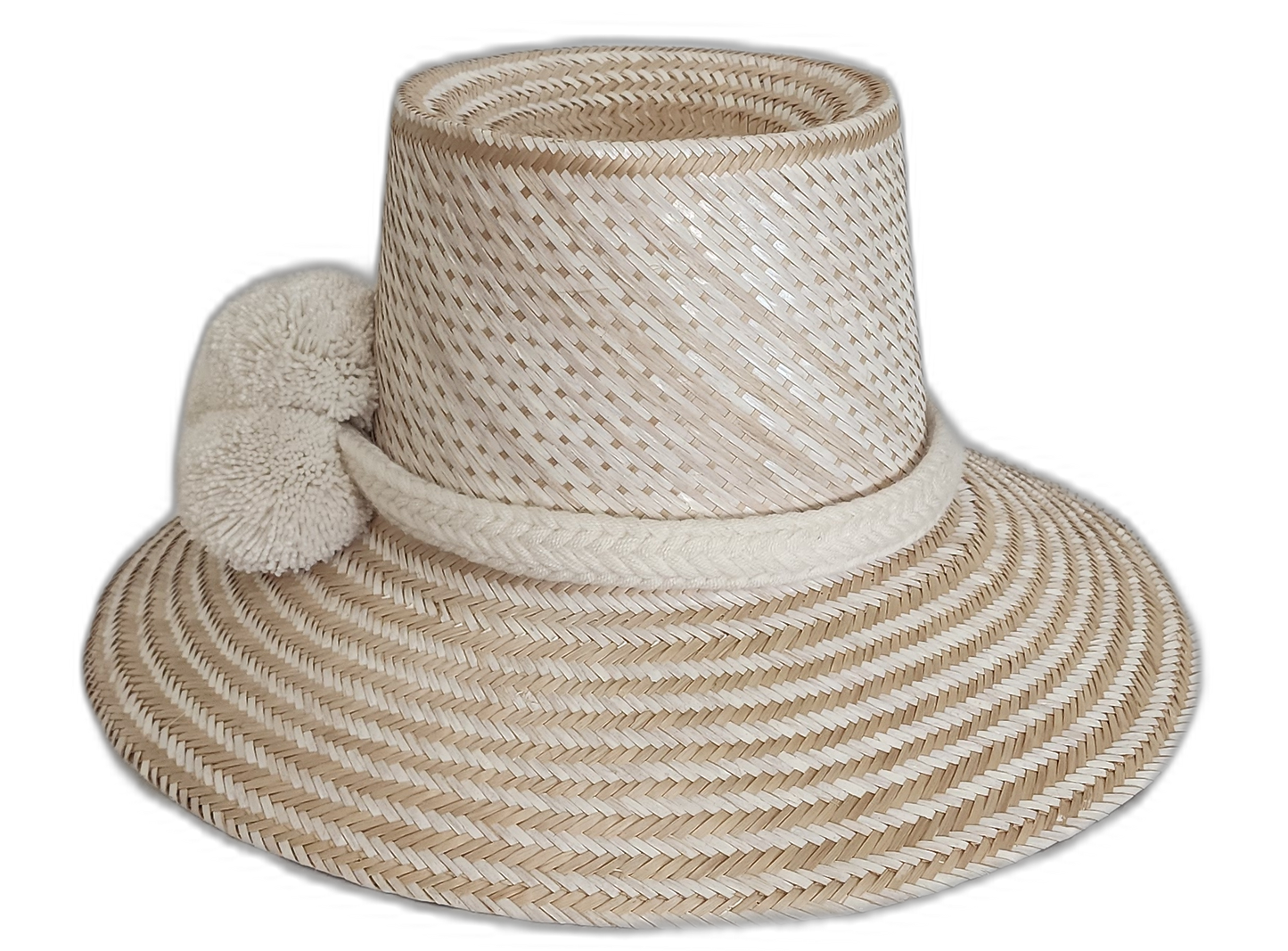 Minimalist boho hat with neutral design and artisan craftsmanship