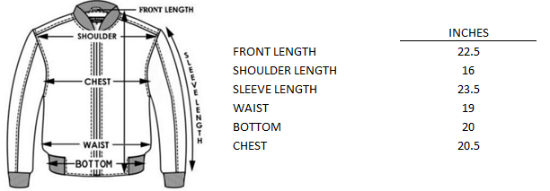 Measurements "Artisan-made denim jacket with vibrant, handcrafted punch needle embroidery on the back, showcasing unique, colorful designs