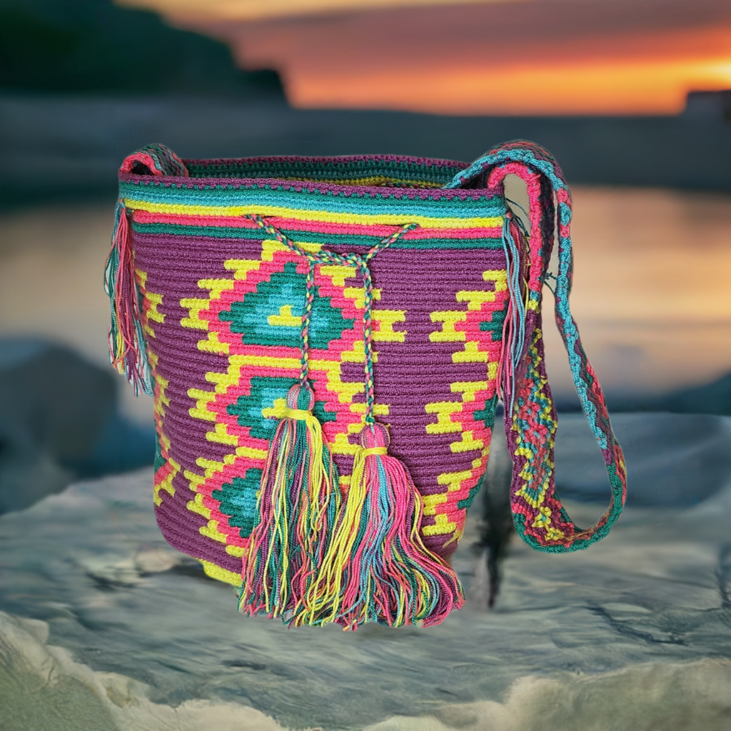 Millie Medium Handmade Crochet Handbag - Wuitusu