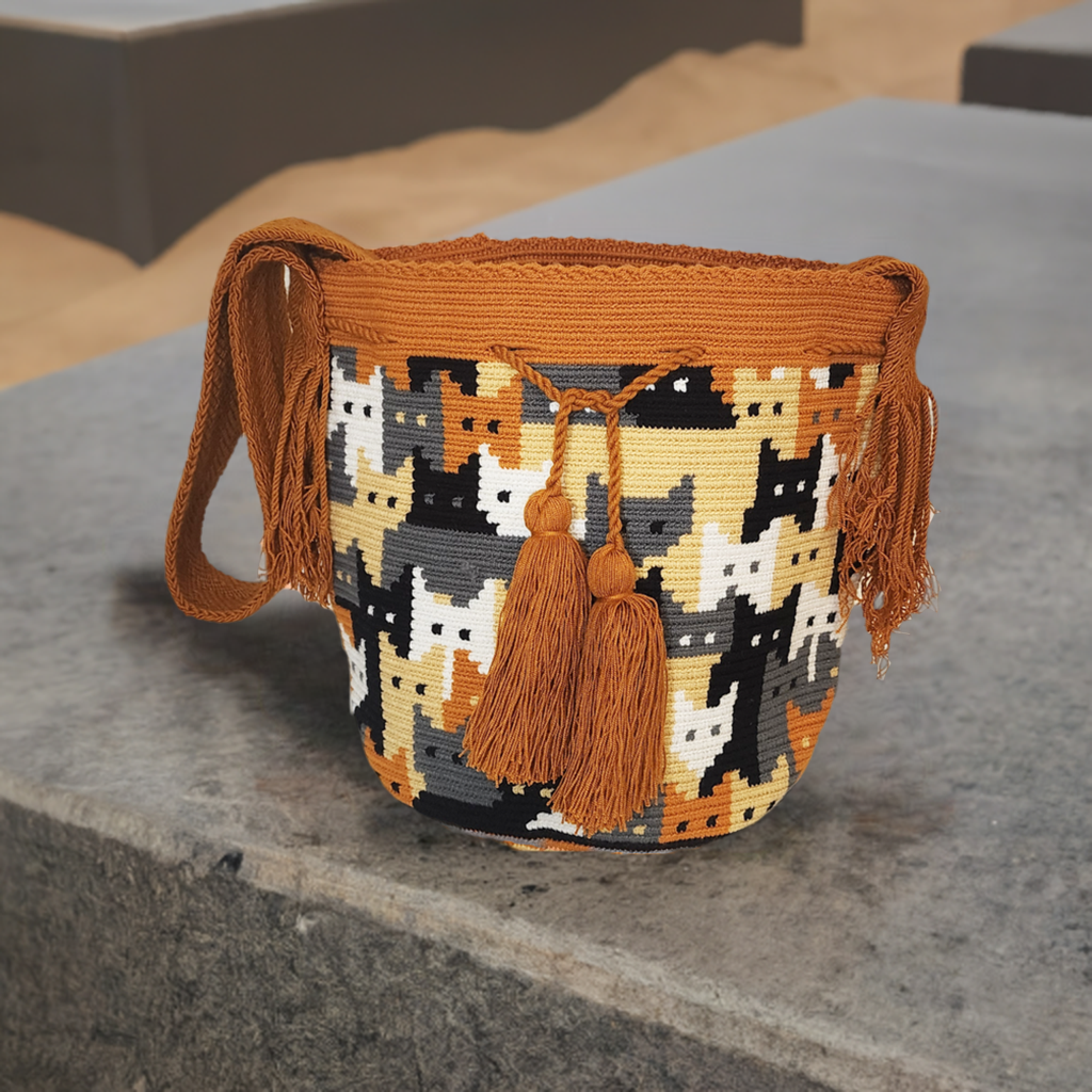 Neko Handmade Large Wayuu Mochila Bag - Wuitusu