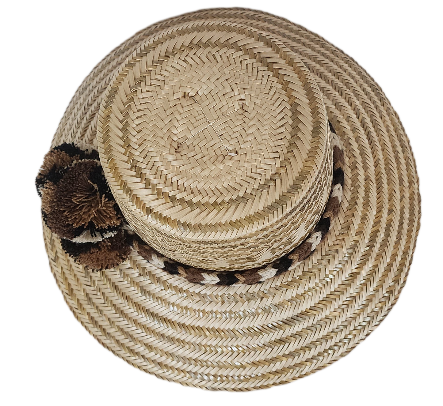Handcrafted summer straw hat, perfect as a wide brim straw hat and loved for its straw hat flair.