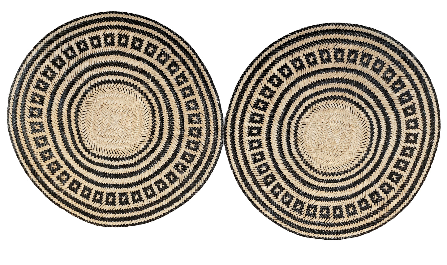 Nyomi Icara Palm Straw Placemat-set of 2 - Wuitusu