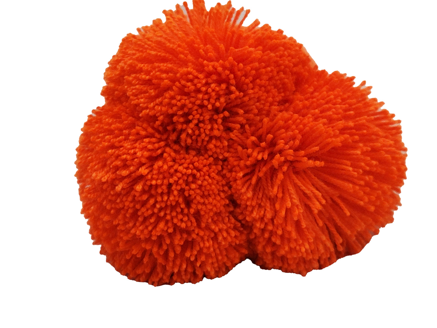 "Colorful handmade Wuitusu straw hat adorned with customizable pompoms, showcasing artisan craftsmanship and fair trade commi