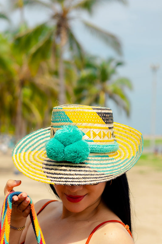 Making a Vibrant Summer Fashion Statement with Colorful Wayuu Hats
