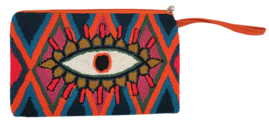 Taylor Handmade Wayuu Punch-needle Clutch - Wuitusu