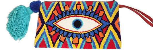 Amara Handmade Wayuu Punch-needle Clutch - Wuitusu