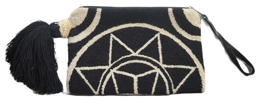 Alora Handmade Wayuu Punch-needle Clutch - Wuitusu