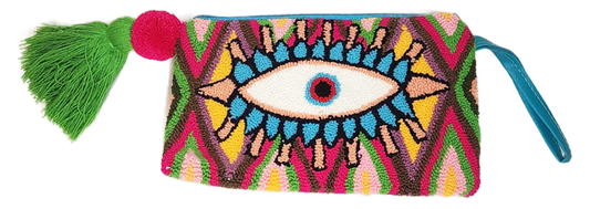 Reese Handmade Wayuu Punch-needle Clutch - Wuitusu