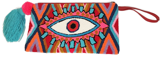 Brianna Handmade Wayuu Punch-needle Clutch - Wuitusu