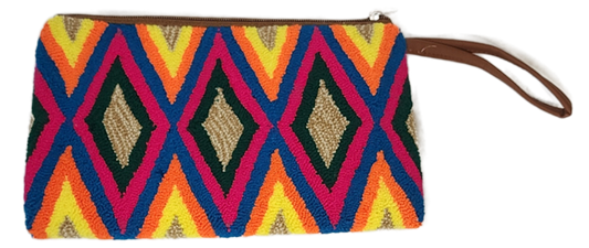 Cecilia Handmade Wayuu Punch-needle Clutch - Wuitusu