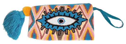 Summer Handmade Wayuu Punch-needle Clutch - Wuitusu
