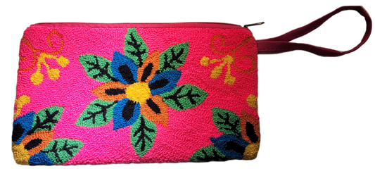 Gabrielle Handmade Wayuu Punch-needle Clutch - a perfect gift for her