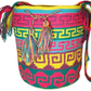 Rose Large Handmade Crochet Wayuu Mochila Bag