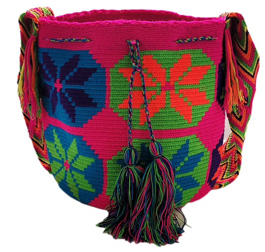 Aaliyah Large Handmade Crochet Wayuu Mochila Bag