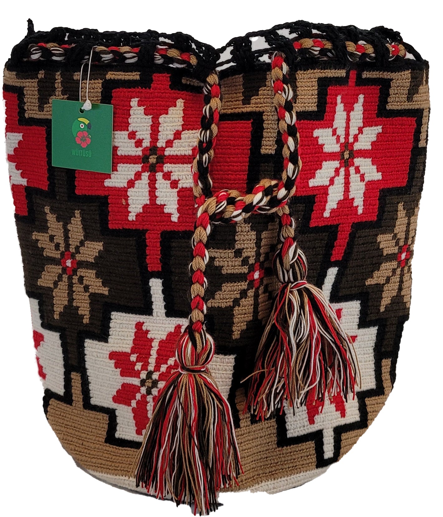 Holland Traditional Wayuu Crochet Backpack - Wuitusu