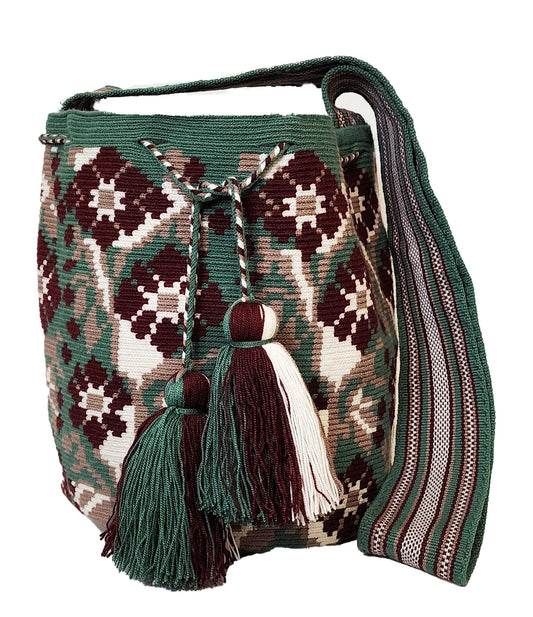 Aspyn Large One-Thread Handmade Wayuu Mochila Bag