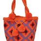 Scout Large Crochet  Handmade Wayuu Mochila Bag With Short Handle - Wuitusu-front