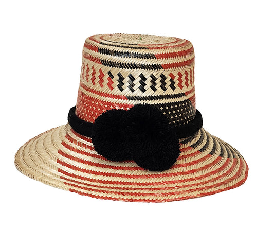 Catalina Handmade Wayuu Hat - Wuitusu-front