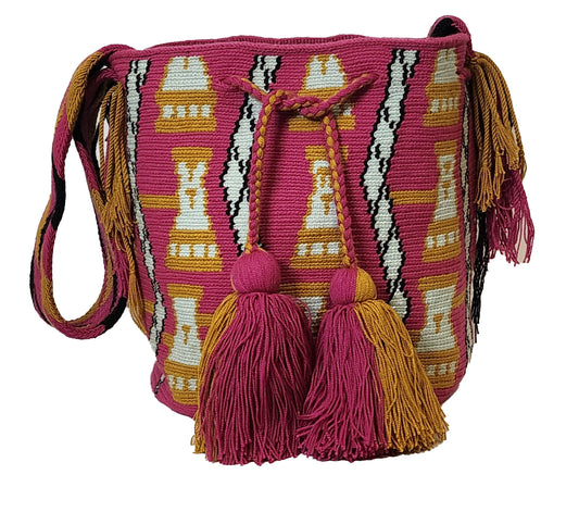 Charleigh Large Handmade Wayuu Mochila bag