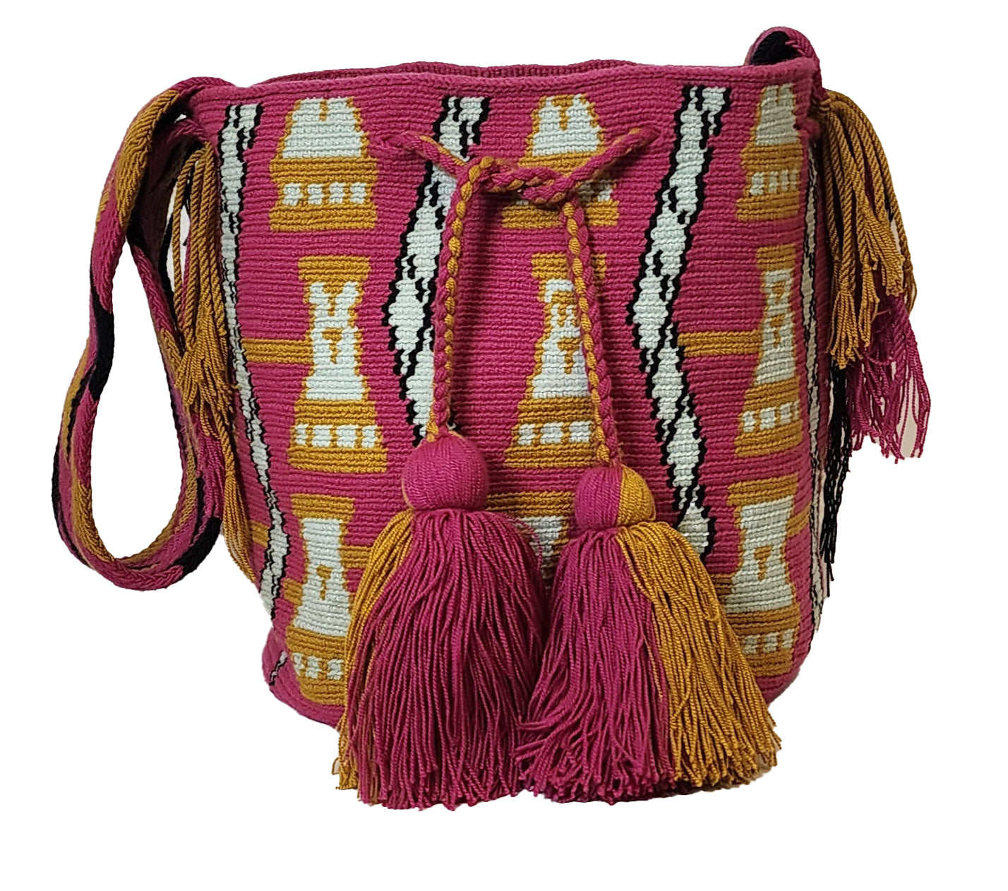 Charleigh Large Handmade Wayuu Mochila bag - Wuitusu